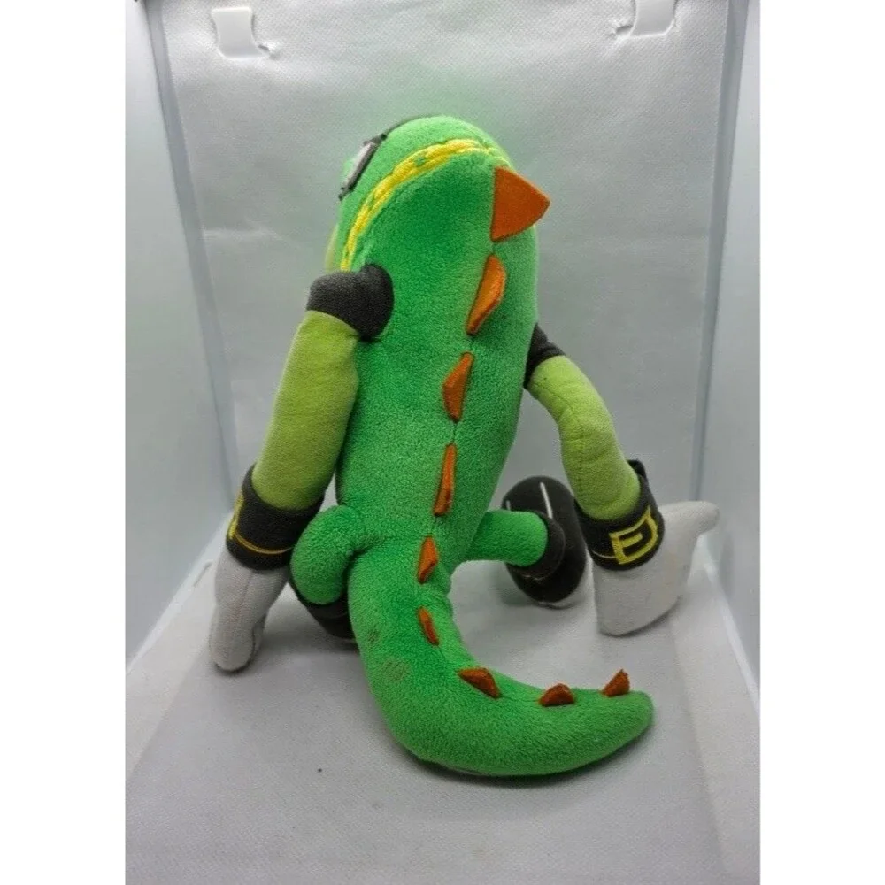 Sonic the Hedgehog Plush Lot (2) - Vector The Crocodile & Silver the Hedgehog